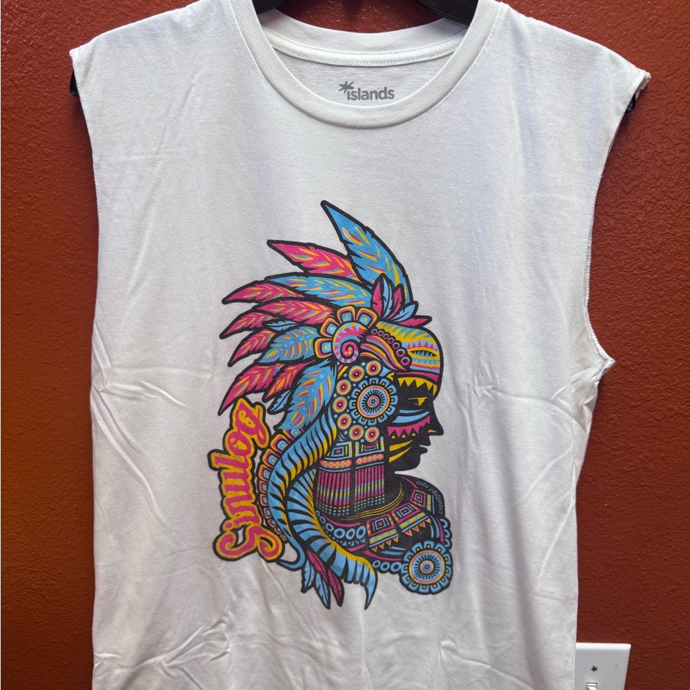 White Graphic Men's Shirt